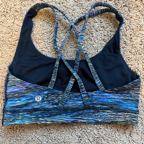Lululemon Energy Bra Blue Size 4 - Picture 2 of 2